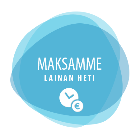 Maksamme lainan heti
