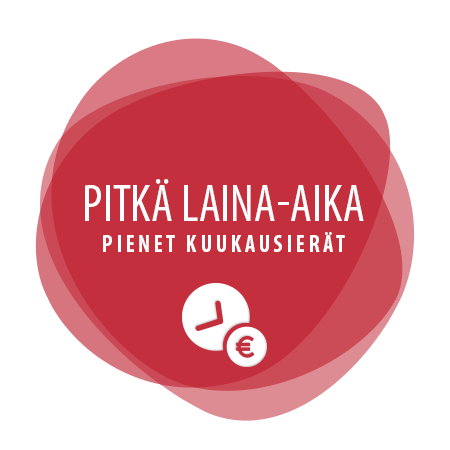 Pitkä laina-aika, pienet kuukausierät