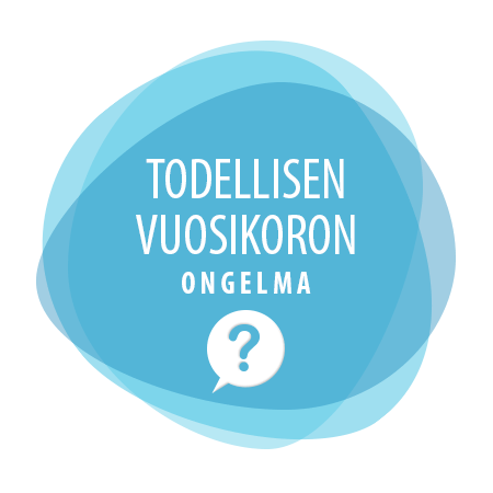 Todellisen vuosikoron ongelma